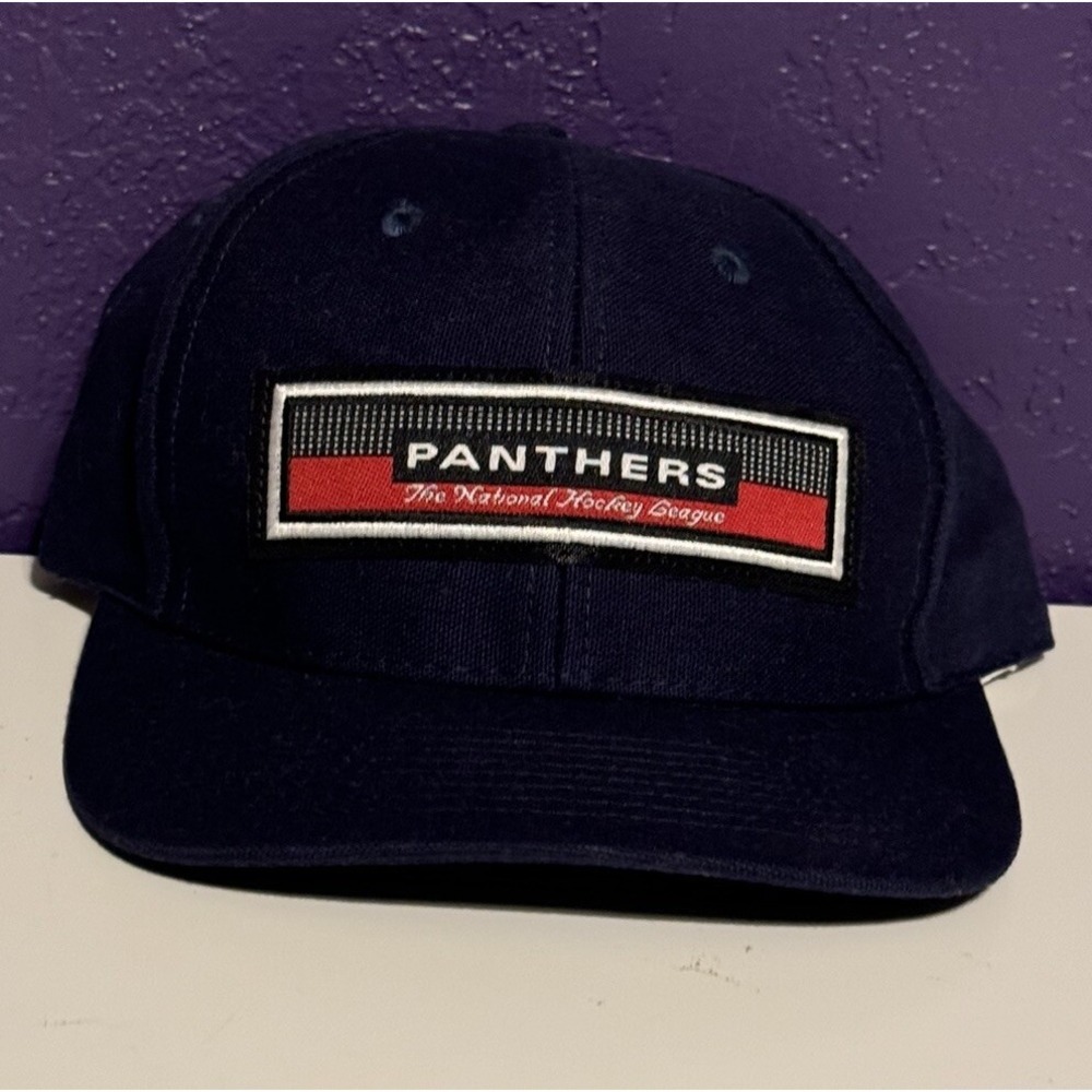 Vintage Sports Specialties Strapback Hat Florida Panthers NHL Hockey Rare NWOT